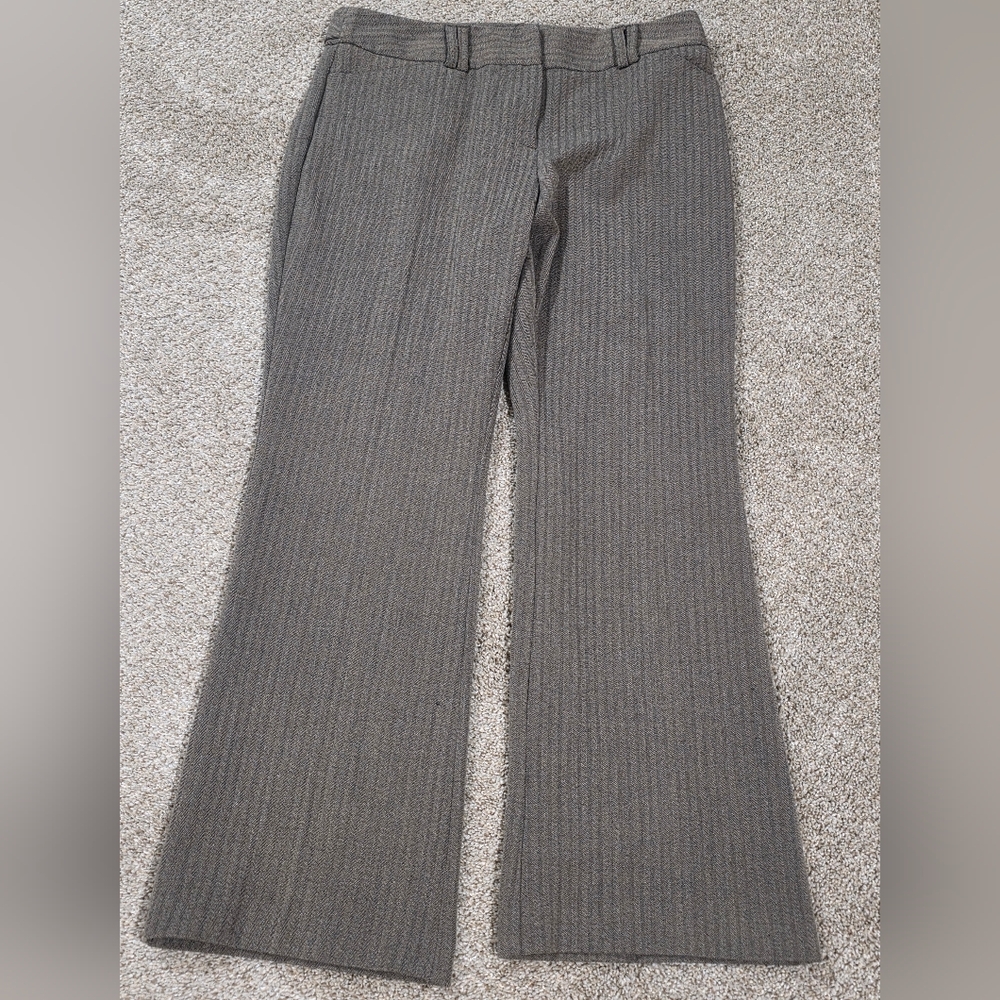 Ava Brown Herringbone Trousers